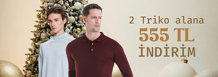 2 Triko Alana 555 TL İndirim