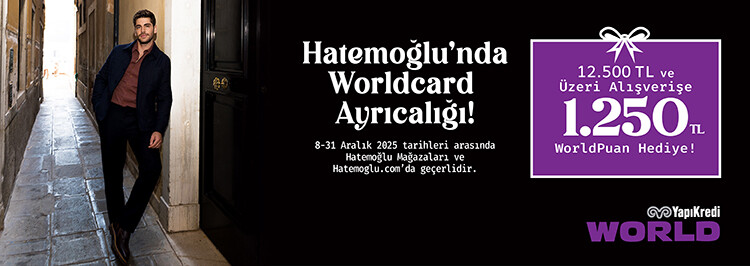 12.500 TL ve üzeri alışverişlere 1.250 TL Worldpuan Fırsatı