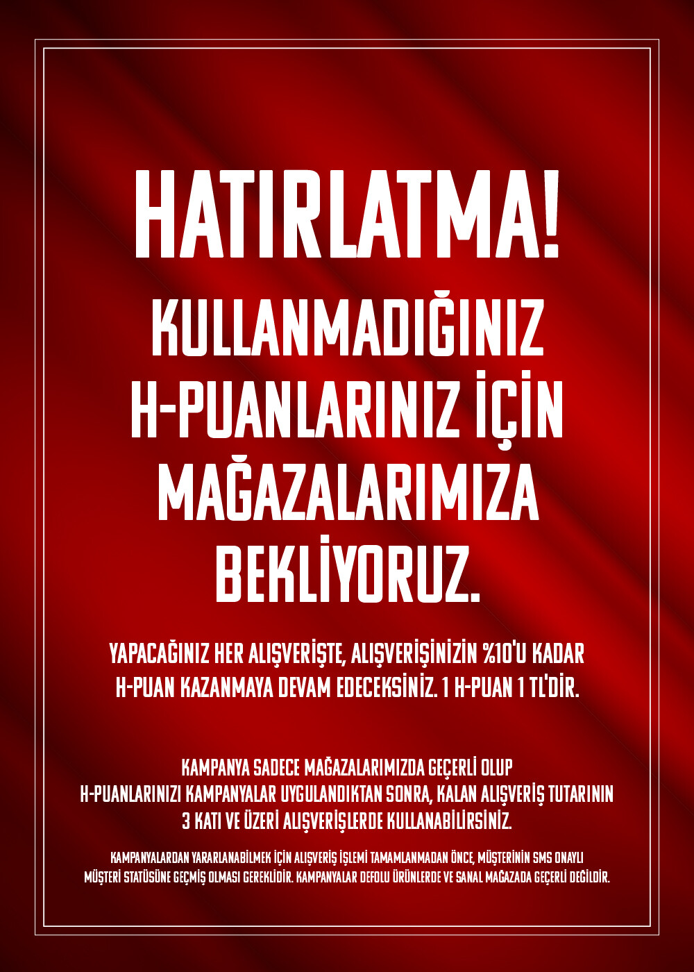 H Puan Hatırlatma