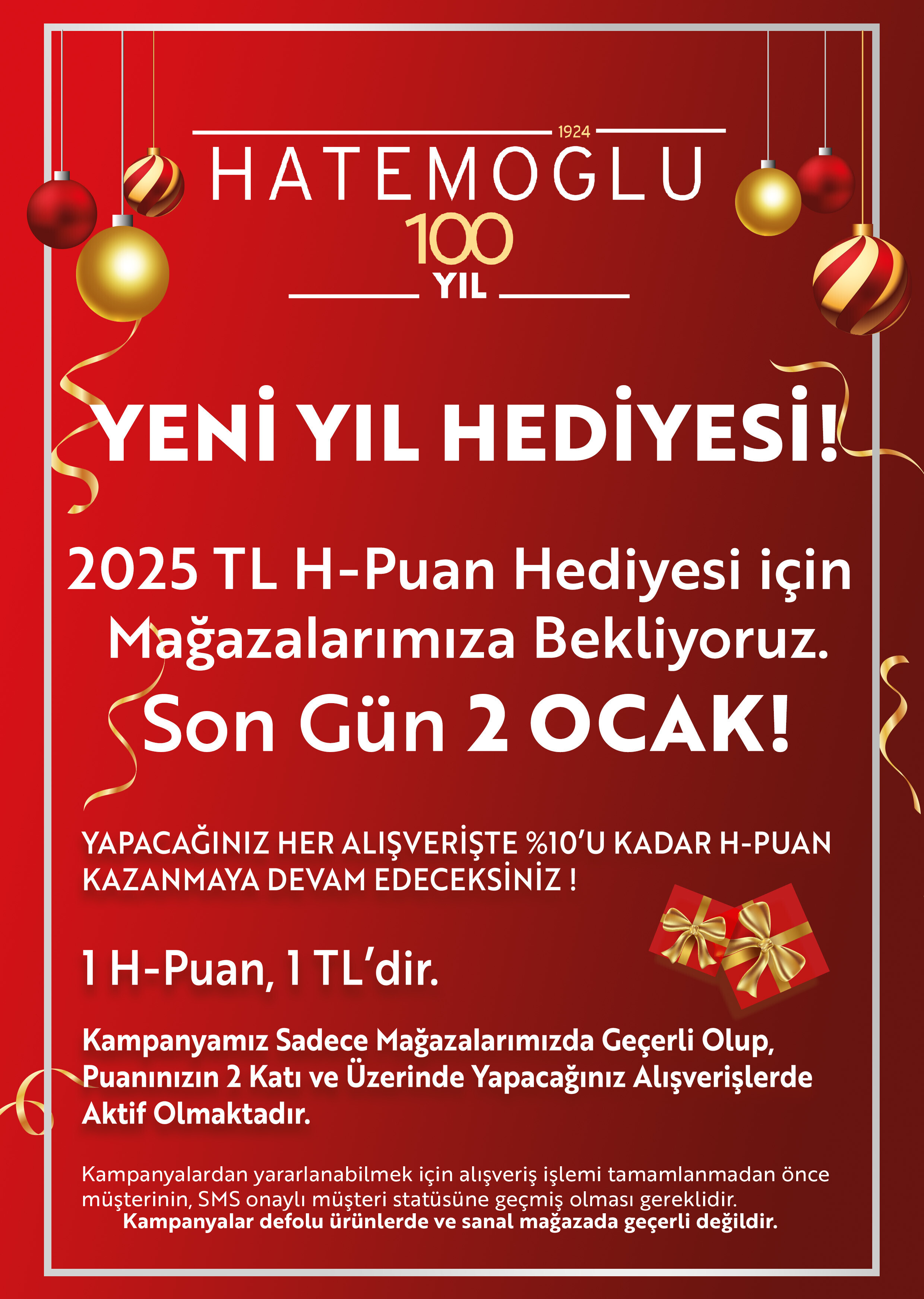 H Puan Yeni Yıl Kampanyası