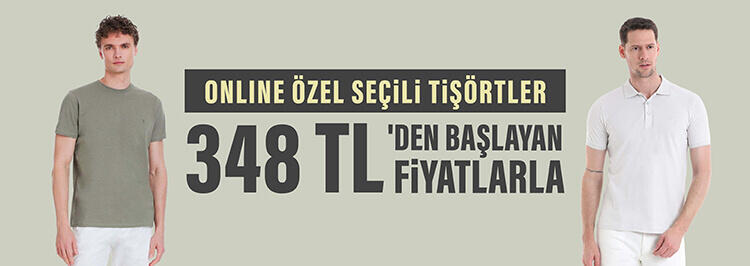 İnternete Özel Tişörtler 348 TL'den Başlayan Fırsatlarla