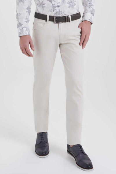 Gri Slim Fit Pantolon - 1