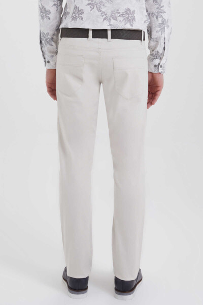 Gri Slim Fit Pantolon - 4