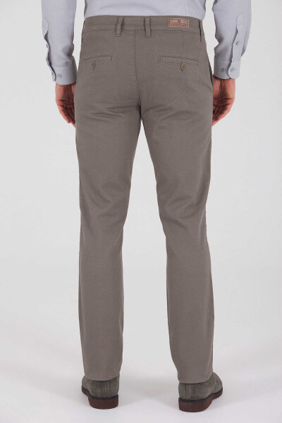 Haki Desenli Regular Pantolon - 4