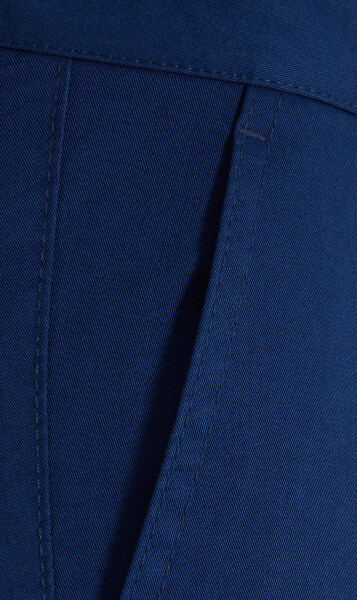 Lacivert Regular Fit Kanvas Pantolon - 3