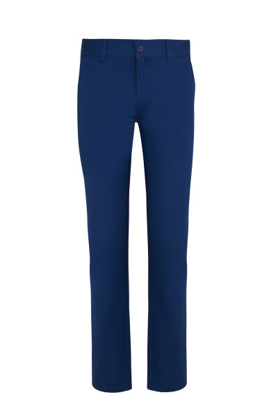 Lacivert Regular Fit Kanvas Pantolon - 1