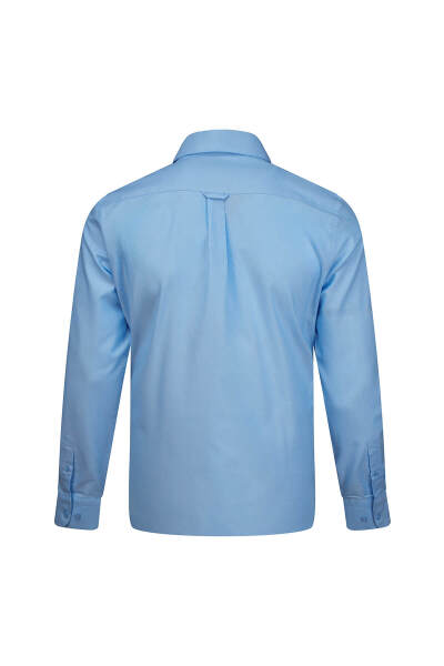 Mavi Comfort Fit Düğmeli Yaka 100% Pamuk Uzun Kollu Oxford Gömlek - 3