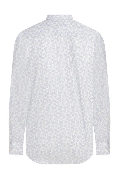 Kahverengi Regular Fit Desenli Gömlek - 2