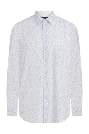 Kahverengi Regular Fit Desenli Gömlek - 3