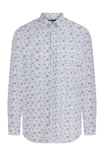 Slim Fit Beyaz Gömlek - 1