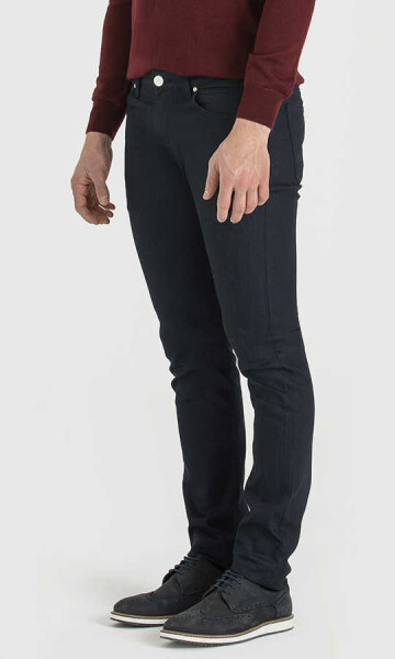 Lacivert Slim Fit Pantolon - 3