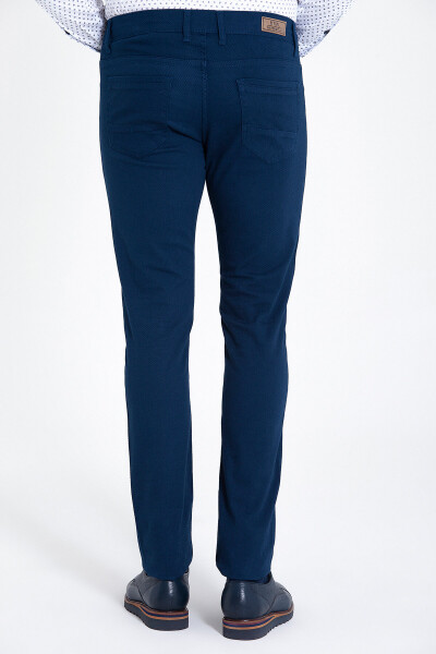 Lacivert Slim Fit Pantolon - 5