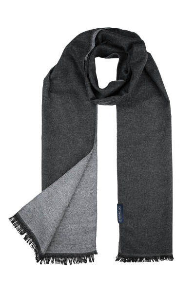 Antrasit Çift Taraflı Atkı - 2