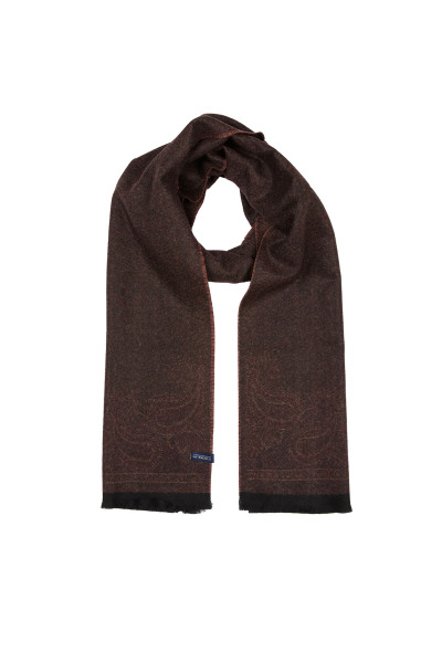 Antrasit Desenli Atkı - 2