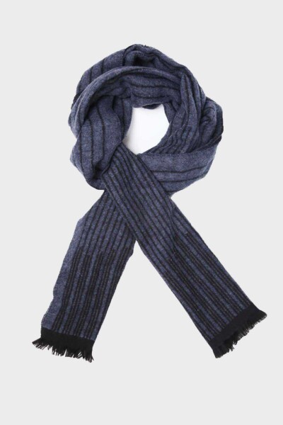 Antrasit Desenli Atkı - 2