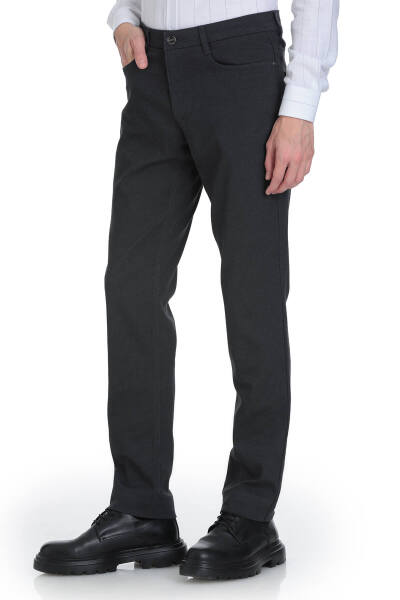 Antrasit Regular Fit 5 Cep Pamuklu Kot Pantolon 