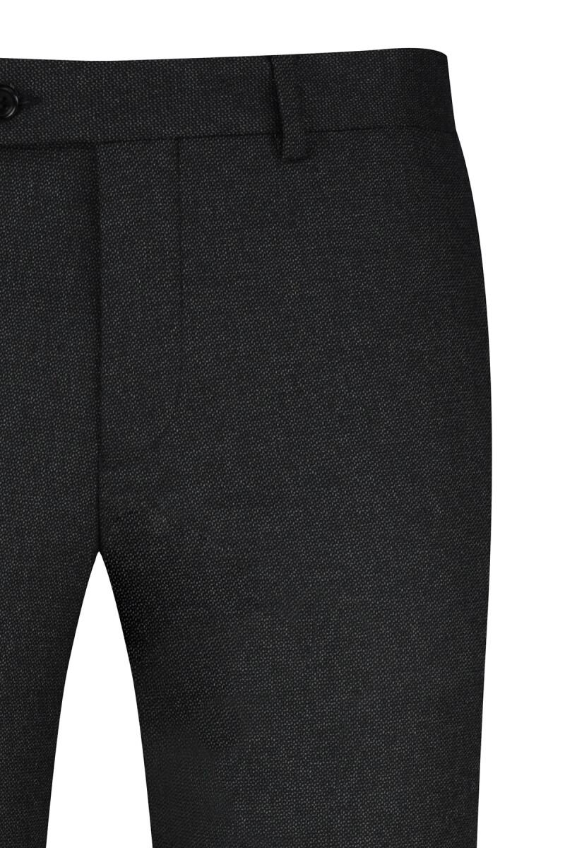 Antrasit Regular Fit Yandan Cepli Kumaş Pantolon - Saykı (1)