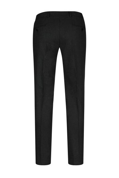 Antrasit Regular Fit Yandan Cepli Kumaş Pantolon - 3