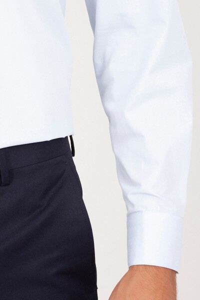 Mavi Klasik Buz si Gömlek - 5