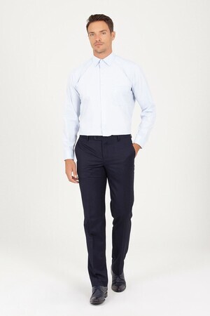 Mavi Klasik Buz si Gömlek - 6