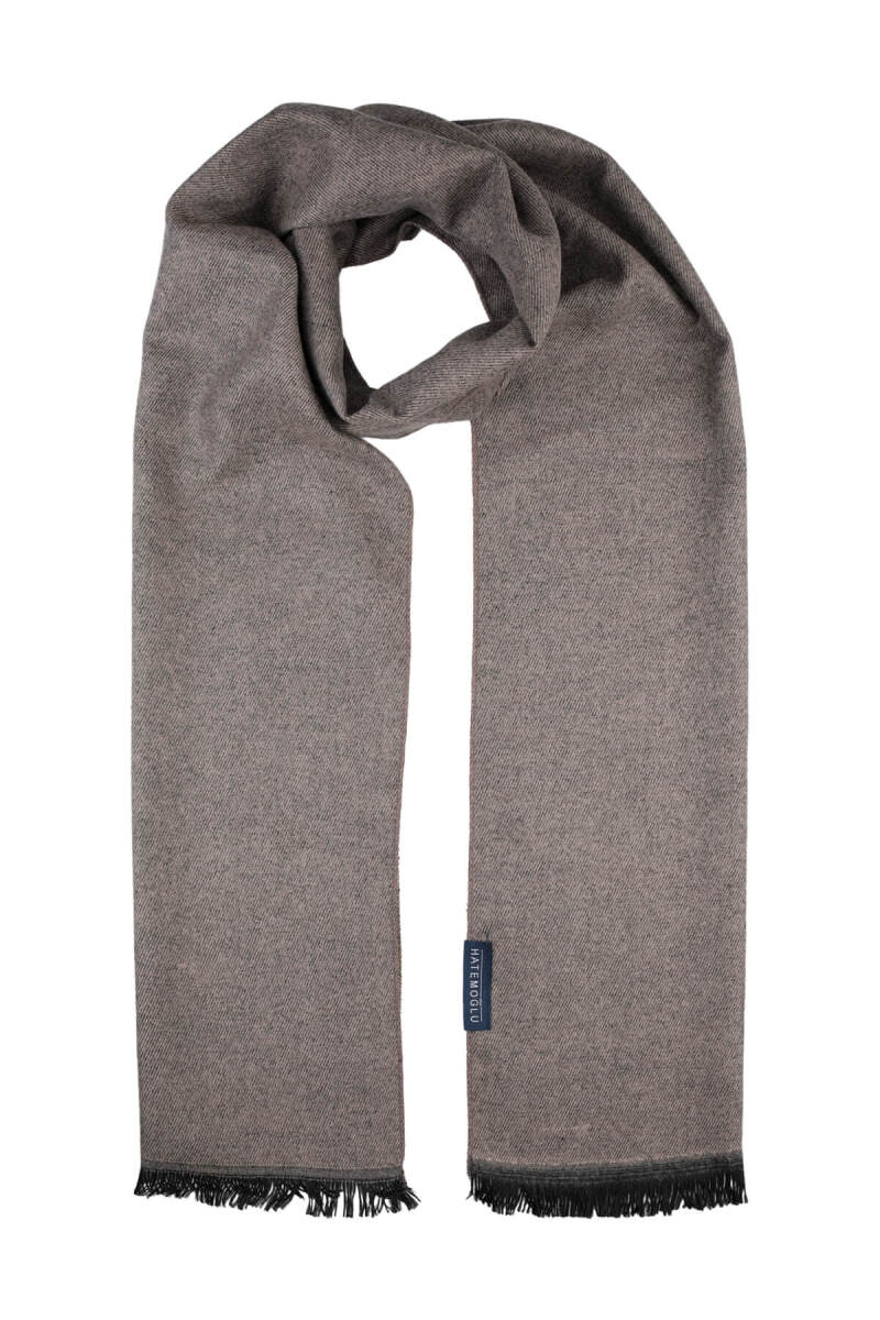 Bej Çift Taraflı Atkı - Hatemoğlu