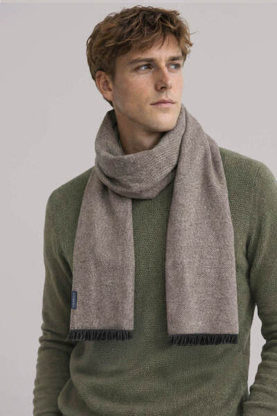 Bej Çift Taraflı Atkı - 2