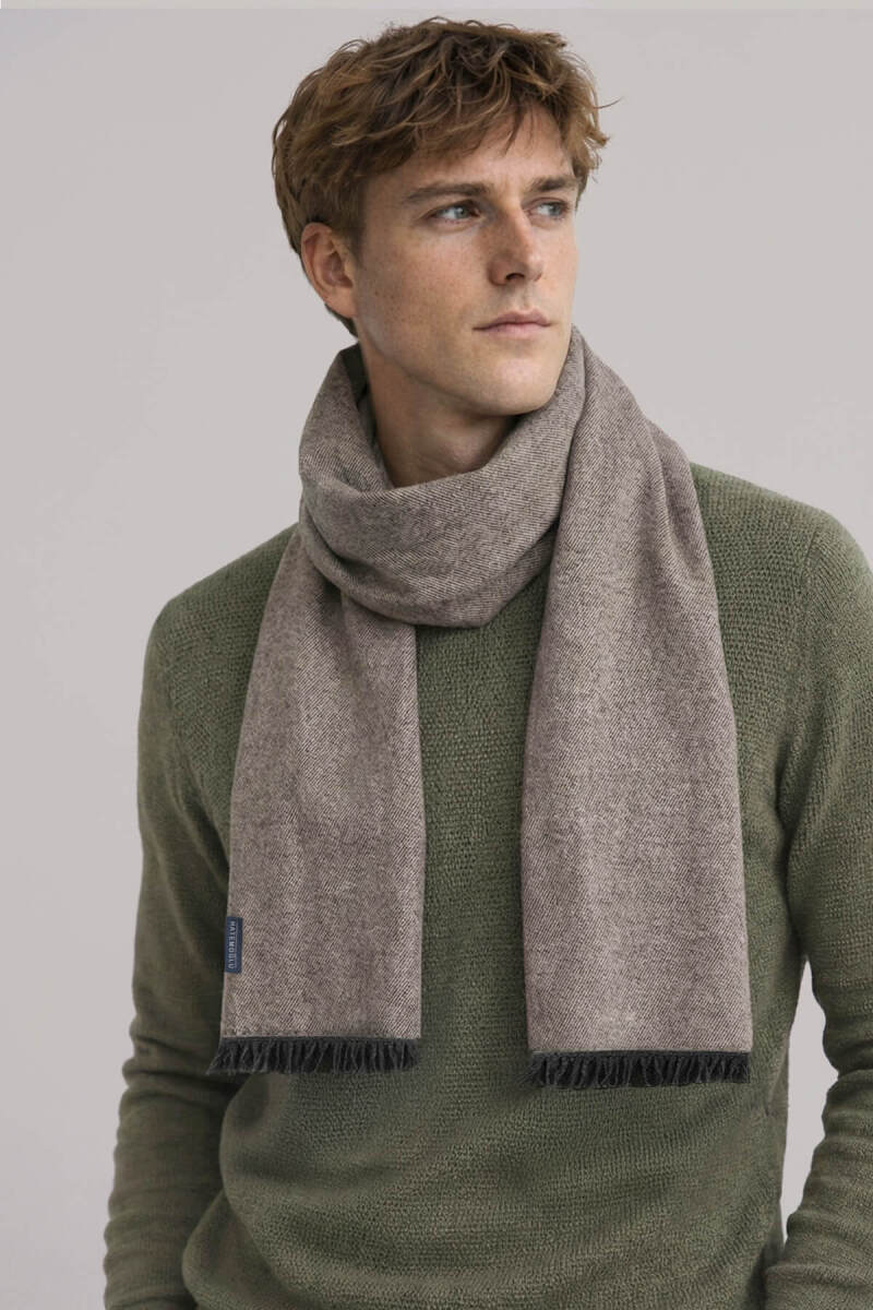 Bej Çift Taraflı Atkı - Hatemoğlu (1)