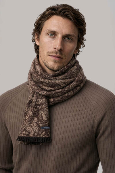 Bej Çift Taraflı Atkı 