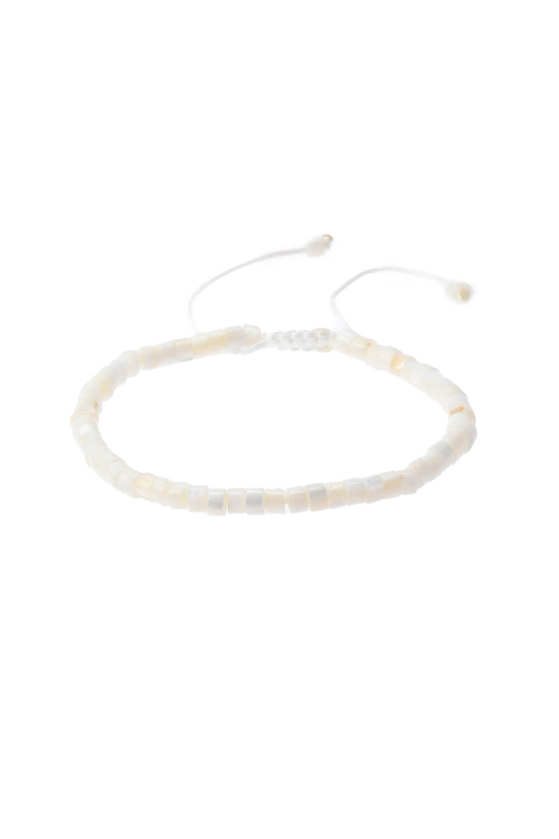 Bej Desenli Hematit Taş Bileklik - Hatem Saykı (1)