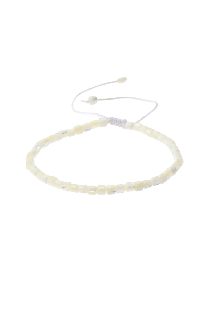 Bej Desenli Hematit Taş Bileklik - Hatem Saykı (1)