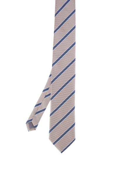 Bej Desenli Kravat - 2