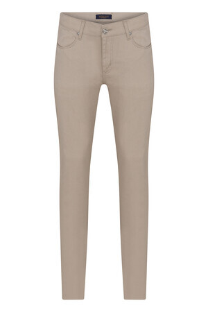 Bej Slim Fit Spor Pantolon - Thumbnail
