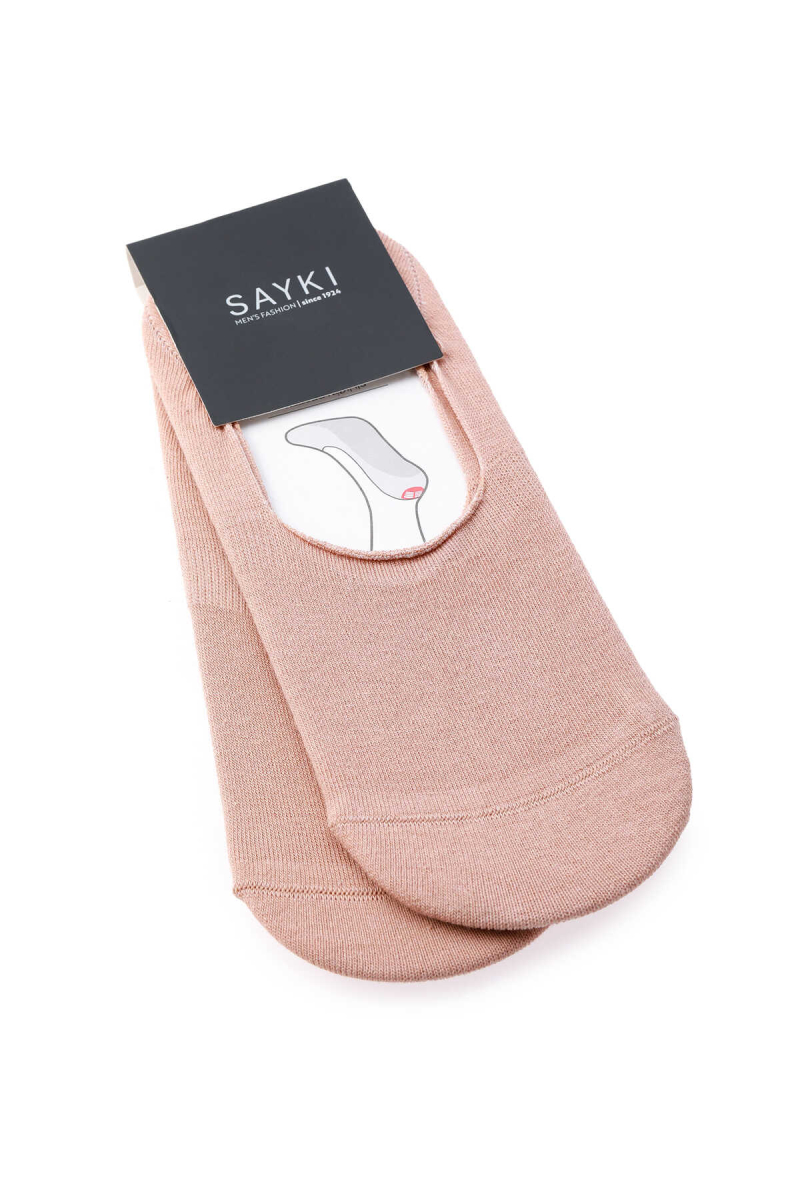 Bej Pamuklu İkili Babet Çorap - Hatem Saykı