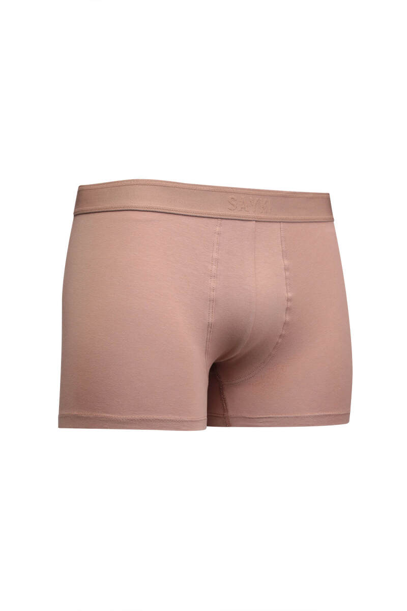 Bej Pamuklu Boxer - Saykı