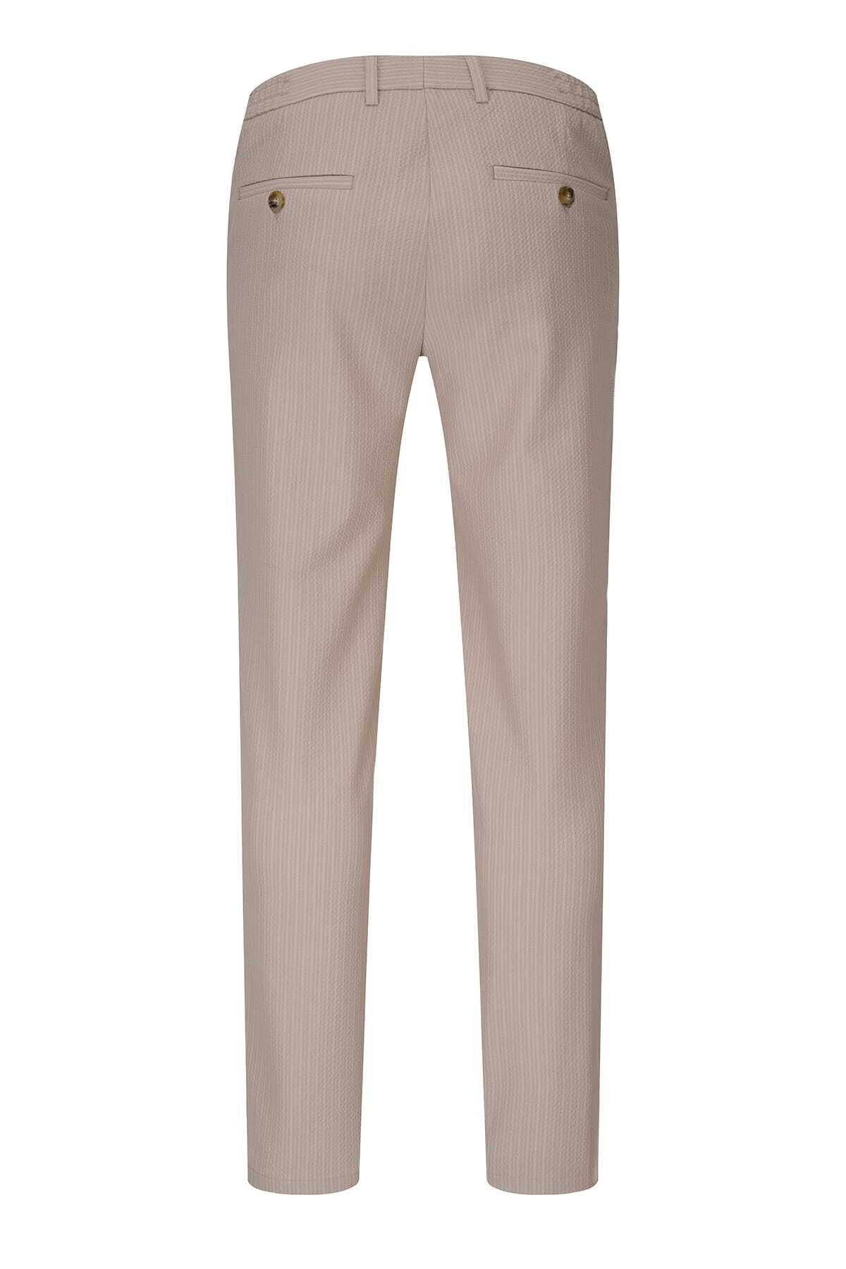 Bej Rahat Kesim Yandan Cepli Jogger Pantolon - 3