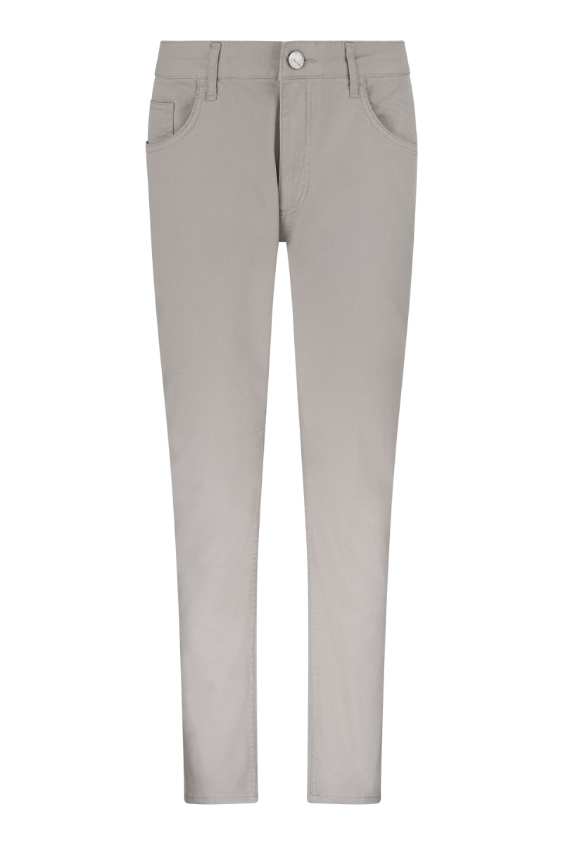 Bej Regular Fit 5 Cep Pamuklu Kanvas Pantolon - Hatem Saykı