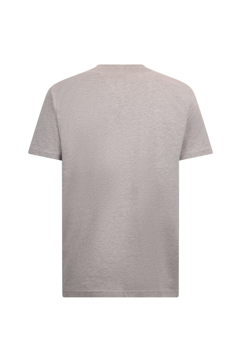 Bej Regular Fit Bisiklet Yaka Pamuklu Basic Tişört - HTML (1)