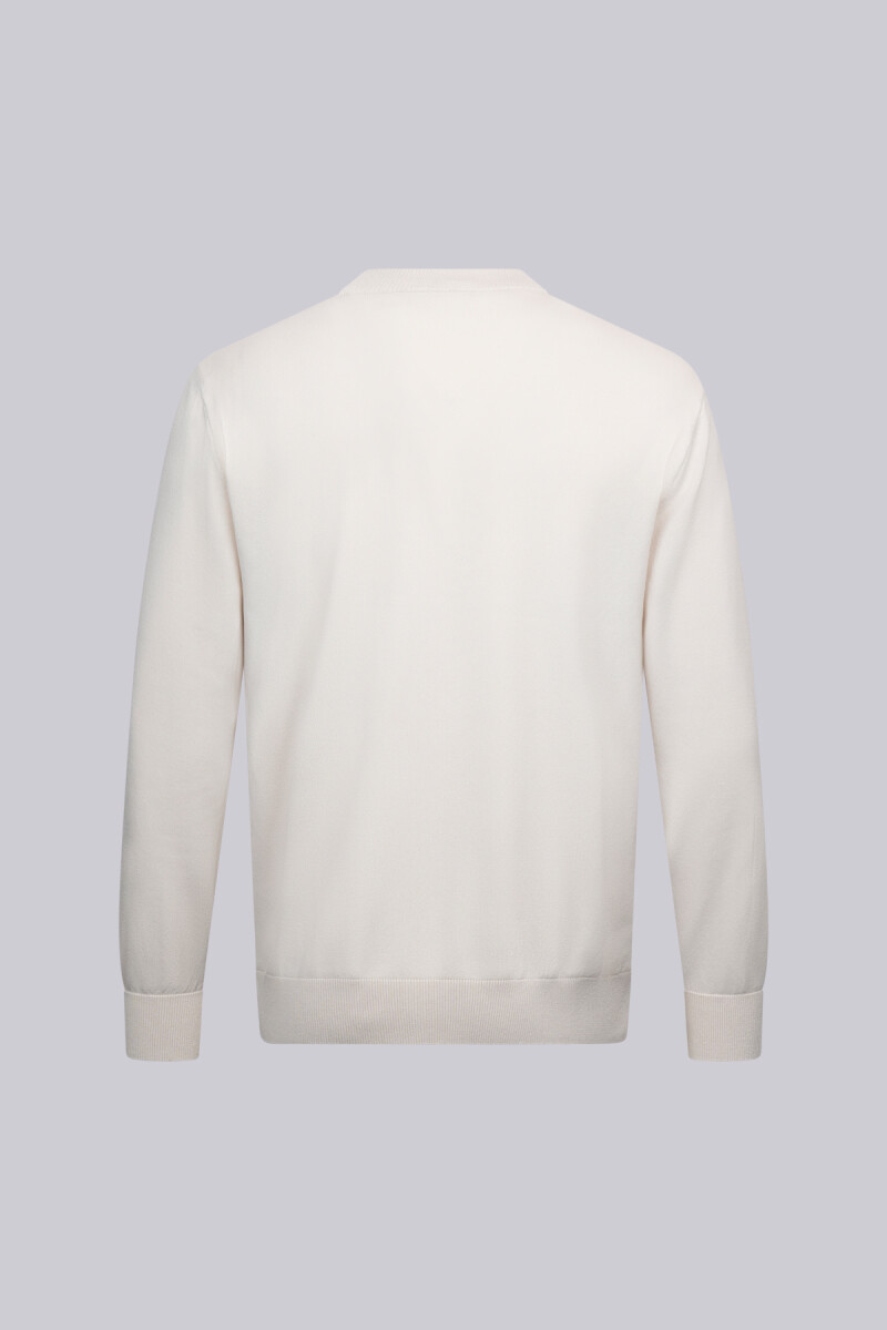 Bej Regular Fit Çeyrek Balıkçı Yaka Rayon Triko Kazak - Hatem Saykı (1)