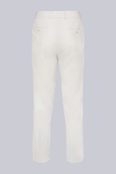 Bej Regular Fit Mono Yaka Çizgili Takım Elbise - 5