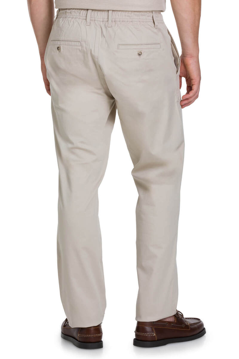 Bej Regular Fit Yandan Cep Pamuklu Jogger Pantolon - SAYKI (1)