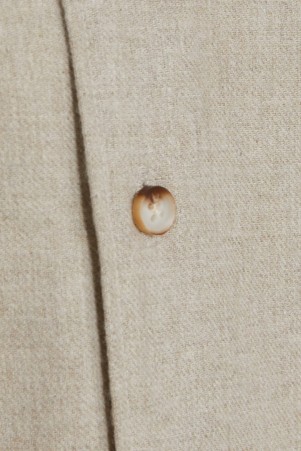 Bej Slim Fit Uzun Kol Pamuklu Flanel Gömlek - 6