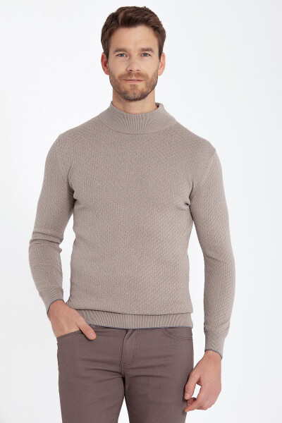 Pembe Yarım Balıkçı Kazak - 6