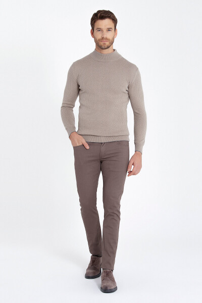 Pembe Yarım Balıkçı Kazak - 7