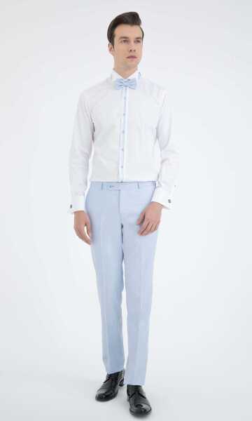 Cerimonia Slim Fit Beyaz Gömlek - 7