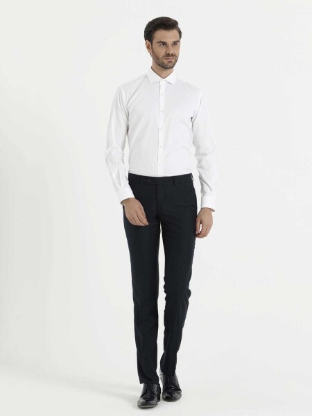 Beyaz Slim Fit Gömlek - 2