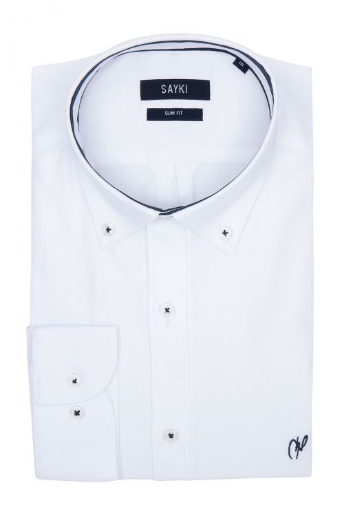 Beyaz Klasik Gömlek