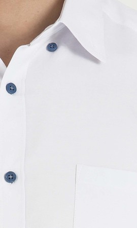 Beyaz Slim Fit Gömlek - Thumbnail