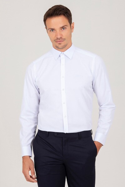 Beyaz Regular Fit Gömlek - 1