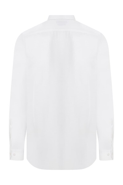 Beyaz Slim Fit Gömlek - 2