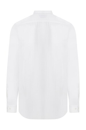 Beyaz Slim Fit Gömlek - 3